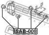 FEBEST ISAB-008 Control Arm-/Trailing Arm Bush